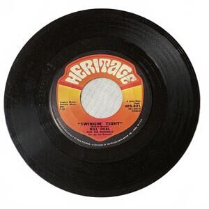 Heritage 45 RPM Vinyl Records by Bill Deal and The Rhondels - Swingin' Tight & 2